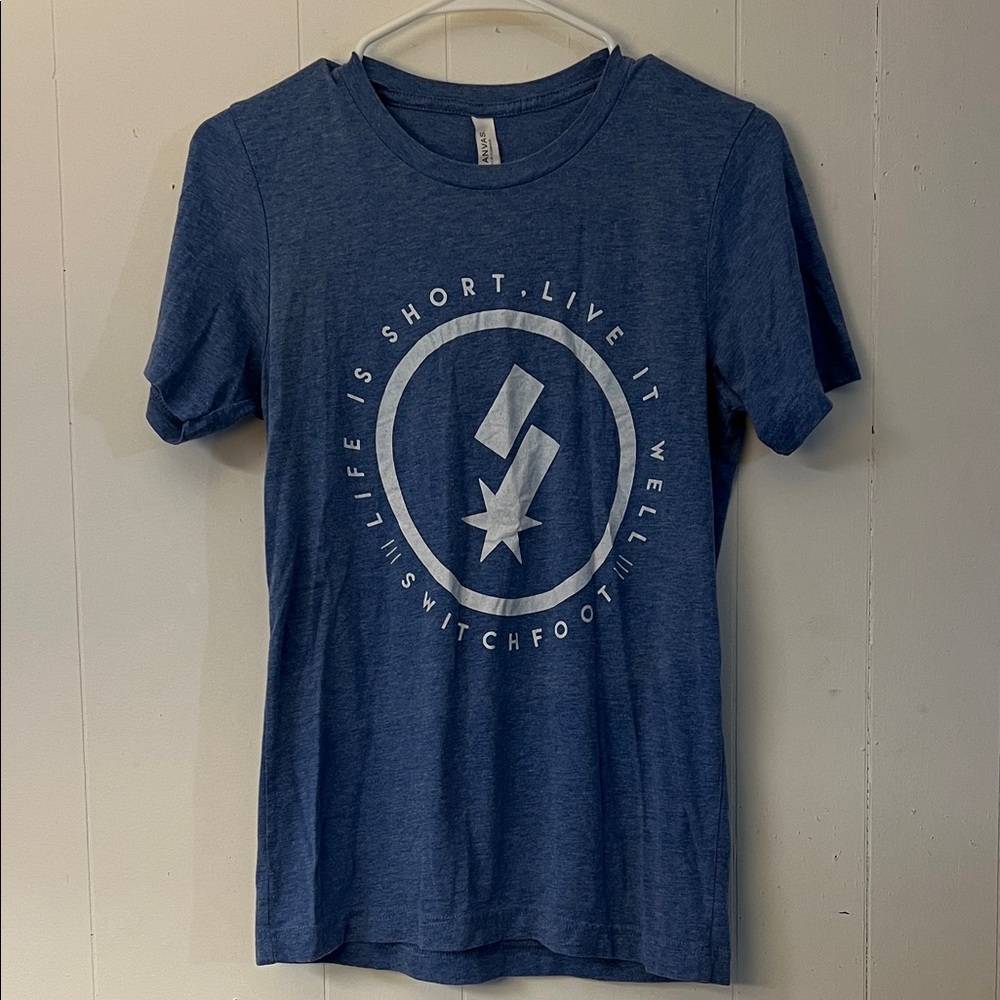 Switchfoot Blue Graphic Concert T-Shirt